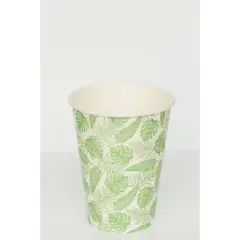 Hosted Compostable Printed Hot Cups - 12oz/18ct
