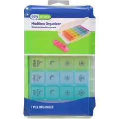 Ezy Dose Weekly 4x/Day With Pop-Outs Pill Organizer 1 ea