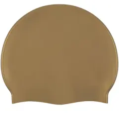 Sporti Solid Metallic Silicone Swim Cap