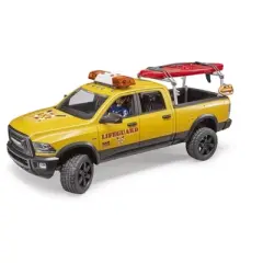 Bruder RAM 2500 Power Wagon Life Guard with Figure, Stand up paddle, L&S module