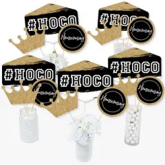 Big Dot of Happiness Hoco Dance - Homecoming Centerpiece Sticks - Table Toppers - Set of 15