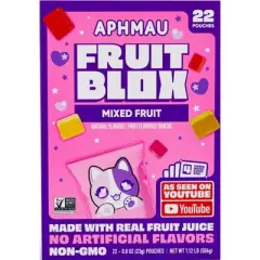 FruitBlox Aphmau Mixed Fruit Fruit Snacks - 17.6oz/22ct