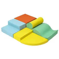 6 PCS Foam Play Set for Kids, Baby Climbing Gym