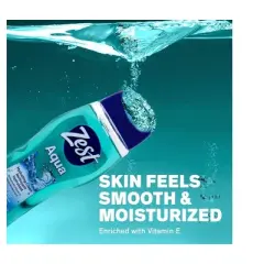 Zest Hydrating Body Wash Aqua 18oz - Pack of 6