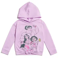 Disney Encanto Isabela Luisa Mirabel Sequin Pullover Fleece Hoodie and Leggings Outfit Set Little Kid to Big Kid