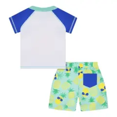 Andy & Evan Toddler Boys Rashguard Set Multicolored, Size 3T