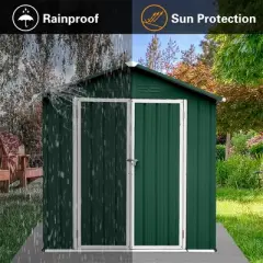 XINGHANZHENXUAN Outdoor Metal Storage Shed, Fireproof, Rot Resistant & Termite - Proof for Storage, Workshops