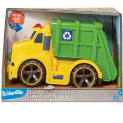 Kidoozie Lights N' Sounds Recycle Truck, Friction Powered, For Ages 3+