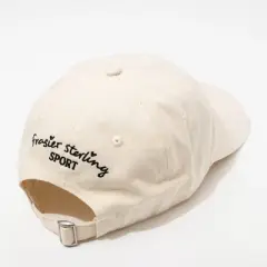 Pickleball Hat - Frasier Sterling Cream/Rainbow: Cotton Adjustable Baseball Cap