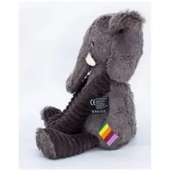 TriAction Toys Les Delingos Original Plush Animal | Dimoitou the Grey Elephant