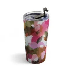 Laura Fedorowicz The Color of my Soul Travel Mug 20 oz Stainless Steel Travel Mug - Deny Designs