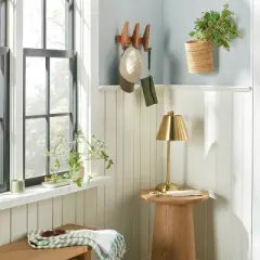 Wood & Brass Hook Rail - Hearth & Hand&trade; with Magnolia