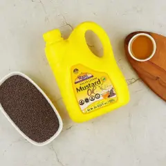 Mustard Oil (Kachi Ghani) - 67.6 Ounce (2 Liter) - Rani Brand Authentic Indian Products