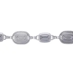 CTM Women's Chain Concho Belt