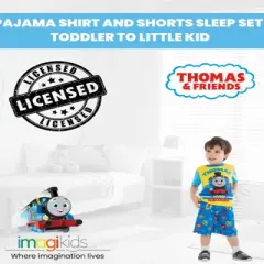 Thomas & Friends Tank Engine Pajama Shirt and Shorts Sleep Set Toddler 