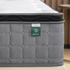 Zinus Euro Box Top 12" Cooling Hybrid Mattress