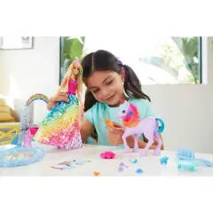 Barbie Rainbow Potty Unicorn Playset