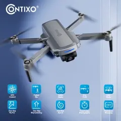 Contixo F28 Pro Foldable GPS Drone - 4K FHD Camera w GPS Control & Selfie Mode - Brushless Motor - With Carrying Case