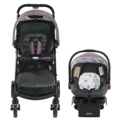 Graco Verb Click Connect Travel System with SnugRide Infant Car Seat 