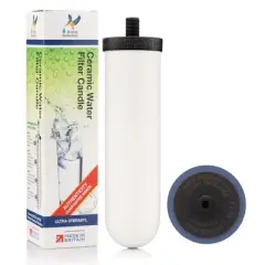 British Berkefeld Doulton Ceramic Water Filter Element W9121226 7" Ultra Sterasyl NSF Tested Authentic Gravity PFAS (PFOA and PFOS) Reduction 8674