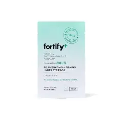 Fortify+ Natural Germ Fighting Skincare Rejuvenating and Firming Under Eye Pads - 5ct/3.7oz