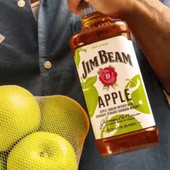 Jim Beam Apple Bourbon Whiskey - 750ml Bottle