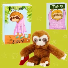 Tickle & Main Get Well Gifts-Feel Like a Sloth - Get Well Soon Gift for Women, Kids, Men, Teens - Plush Sloth Gift Box