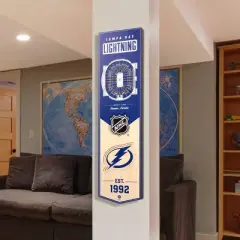 8" x 32" NHL Tampa Bay Lightning 3D Stadium Banner