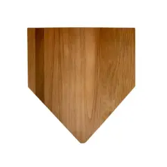 Slickblue Baseball-Themed Home Plate Cutting Board, 14"x18" &ndash; Great for Grilling & Sports Events