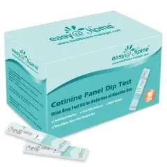 easy@Home Nicotine Cotinine Urine Panel Test Strips Kit - 10ct
