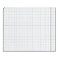 Universal Quad Rule Composition Book, Quadrille Rule (4 sq/in), Black Marble Cover, (100) 9.75 x 7.5 Sheets