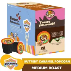 Decaf Buttery Caramel Popcorn Flavored Coffee Pods