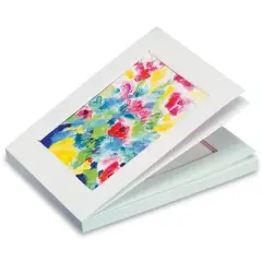 Stu Art Budget Ready Mats with Back, 11 x 14 Inches, White, Pack of 25