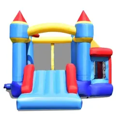Tangkula Kids Inflatable Bounce House Castle Bouncer Slide Without Blower