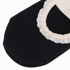 Anna-Kaci Women's Ballet Style Grip Socks with Ruffle Trim and Cross Strap Anti-Slip Sole Yoga and Pilates 2-Pack