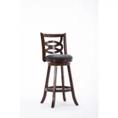 Seina Wood Swivel Barstool Cappuccino - Boraam