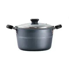 Tramontina 6qt Aluminum Non Stick Covered Stock Pot - Blue