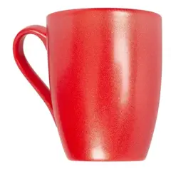 Elanze Designs Romantic Floral Valentines Coffee Cup Mug 10 Ounce Ceramic With Shimmery Metallic Finish Love You More Arrow Heart and Rose Crimson Red