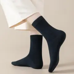 Anna-Kaci Women's 3 - Pack Classic Crew Socks with Soft Stretch Knit Fabric and Comfortable Ribbed Cuff for Everyday Wear