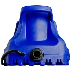 Little Giant 14942691 Swimming Pool Cover Automatic Submersible Excess Water Pump with Carrying Handle and 25' Electrical Cord - Blue