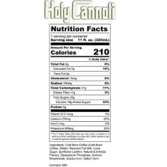 Bones Coffee Company Holy Cannoli Flavored Cold Brew Latte Baked Cannoli Flavor, 11 Fl Oz Cold Brew Coffee, 12 Pack Canned Coffee