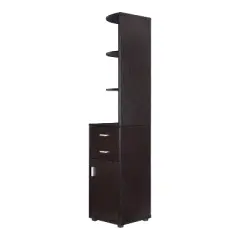 70.75" Julisse 3 Shelf Corner Bookcase - miBasics