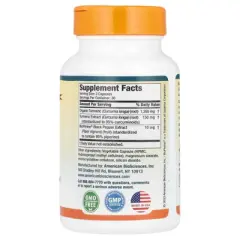 American Biosciences USA Premium Turmeric Curcumin, 90 Vegetarian Capsules