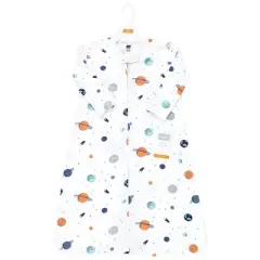 Hudson Baby Long Sleeve Cotton Jersey Sleeping Bag, Sack, Blanket, Space