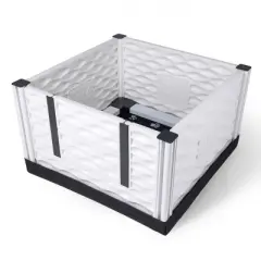 EZwhelp EZclassic Modular Puppy Dog Whelping Box Playpen with Safety Rails, Washable Pee Pad, and Liner for Small Dogs