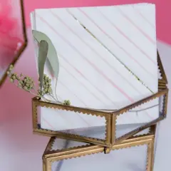 Jollity & Co. - Pretty in Pink Cocktail Napkins - Pack of 20 Paper Napkins