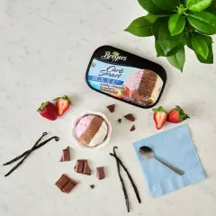 Breyers Carb Smart Vanilla + Chocolate + Strawberry Frozen Dairy Dessert - 48 fl oz