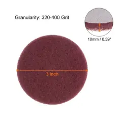 Unique Bargains Drill Power Brush Tile Scrubber Scouring Pads for Household 6 Pcs