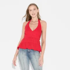 Women's Tiered Halter Babydoll Top - Wild Fable&trade;