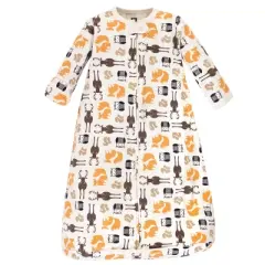 Hudson Baby Infant Boy Cotton Long-Sleeve Wearable Sleeping Bag, Sack, Blanket, Forest